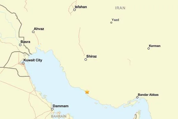 زلزال في إيران