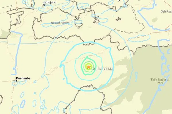 Earthquake in Tajikistan