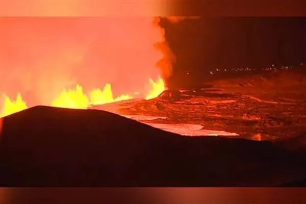 התפרצות הר געש חדשה בדרום-מערב איסלנד