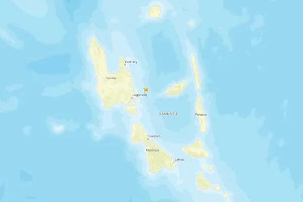 Earthquake in Vanuatu