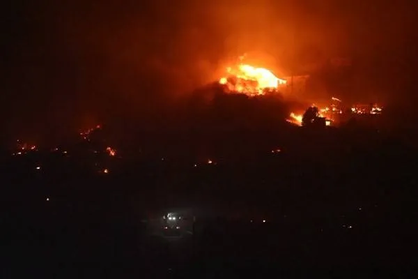 שריפות יער בצ'ילה השפיעו על מעל 40,000 איש