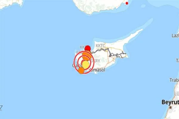 Li parêkê başûrî ya Qibrisê zelzele bû