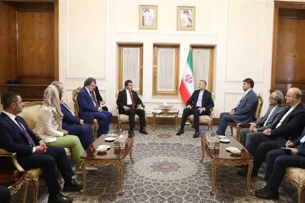 Abdullahiyan se reunió con el Presidente del Grupo de Amistad Parlamentaria Turquía-Irán