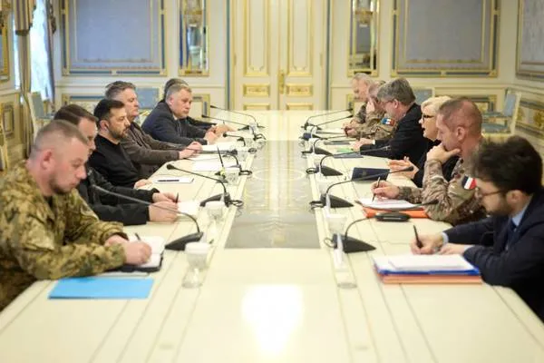 Selenskyj traf die französische Verteidigungsministerin Vautrin