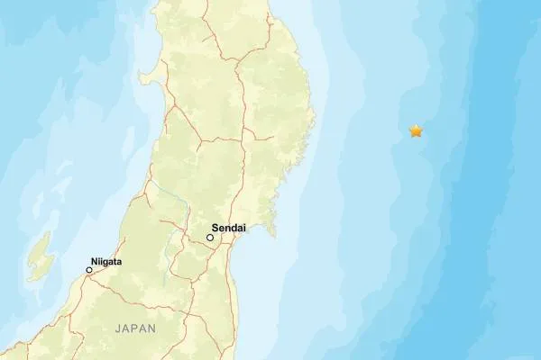 Earthquake in Japan