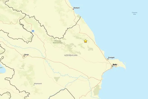 Earthquake in Azerbaijan