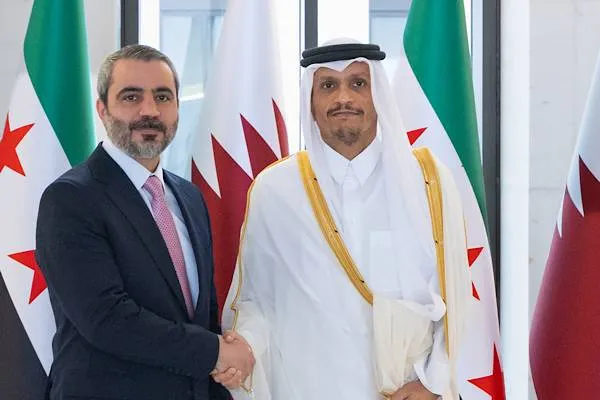 Qatar and Syria discuss bilateral cooperation and latest developments in Syria