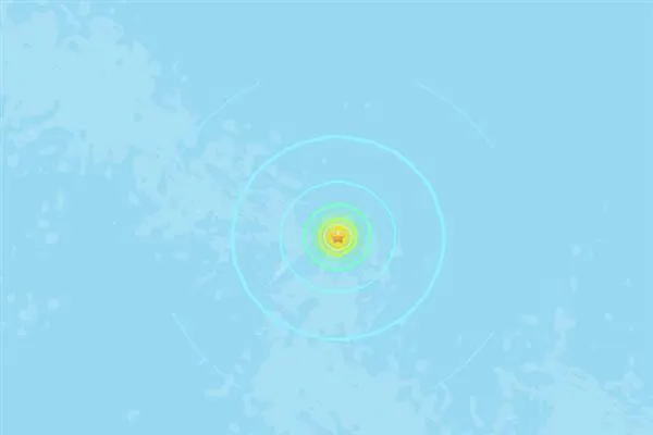 Zelzele li Keta Hindê ya Başûrê Rojhilatê Rojavayê Okeanê
