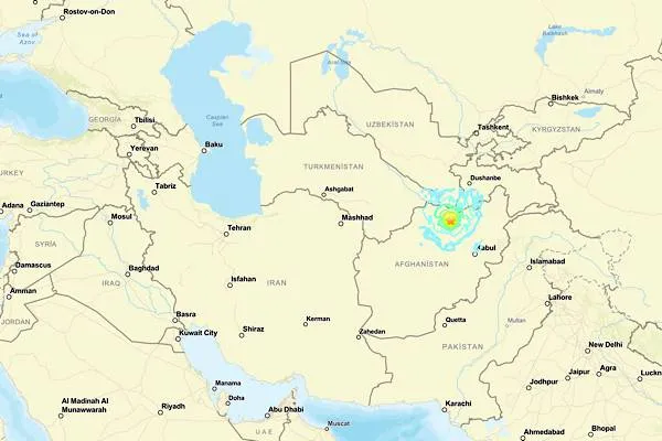 Земетресение в Афганистан