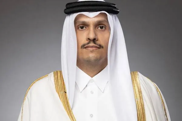 Qatari Prime Minister Al Thani makes statement at Lucerne Summit