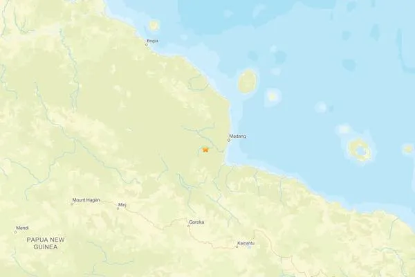 Earthquake in Papua New Guinea