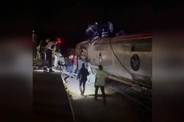 At least 21 killed after two trains derail in southern Spain