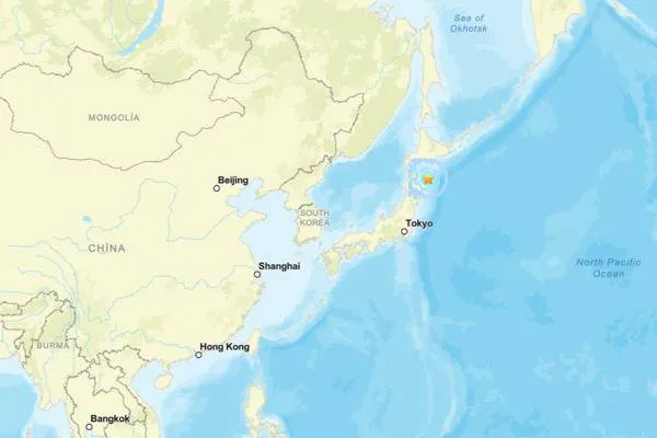 Lê Japonya de zelzele bû