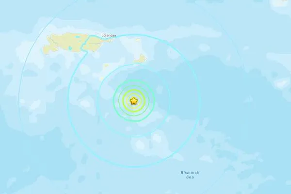 Earthquake in Papua New Guinea