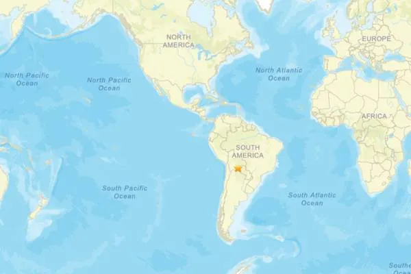 Terremoto en Bolivia